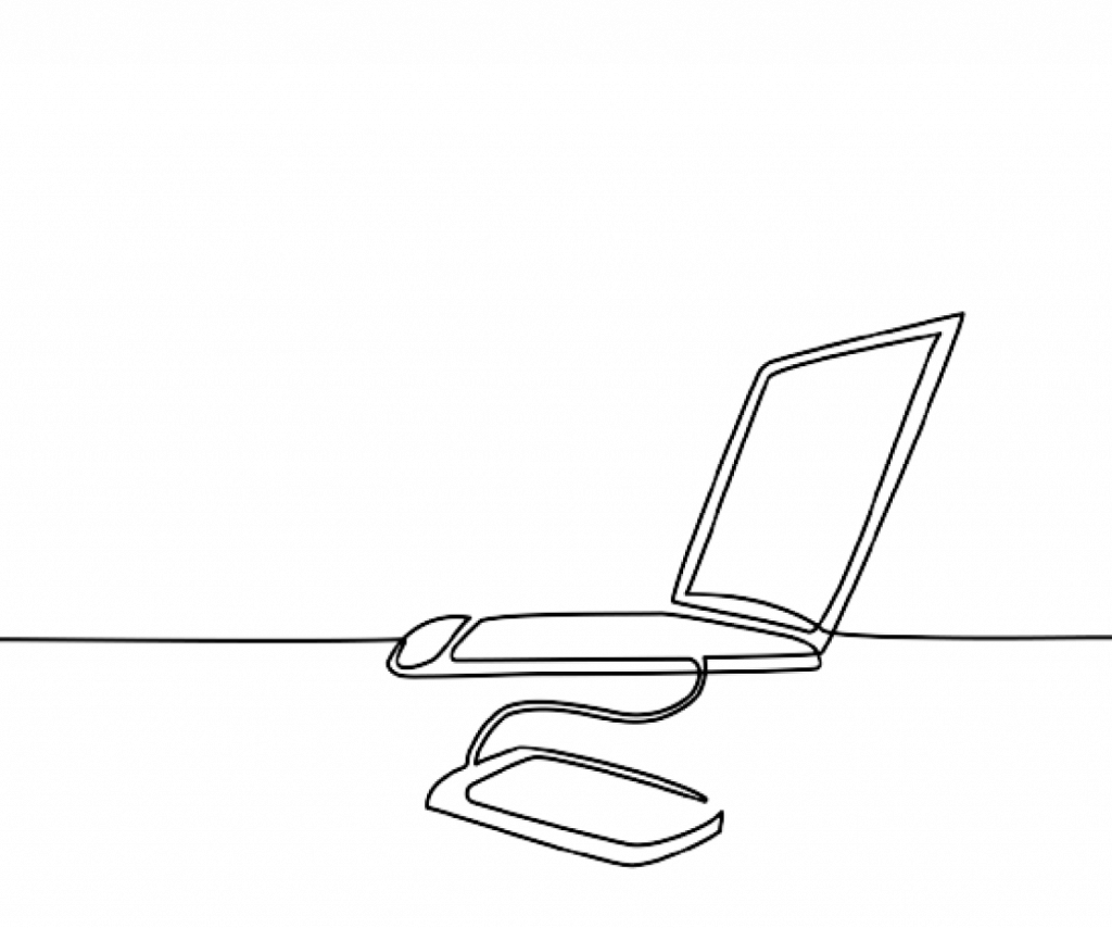 Homepage Computer Lineart